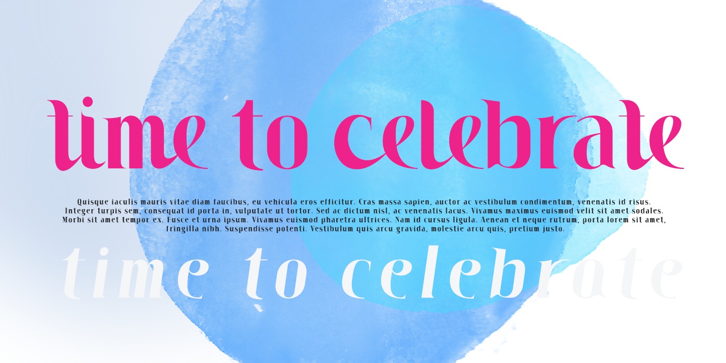 Claudia Fiesta Thin Font preview